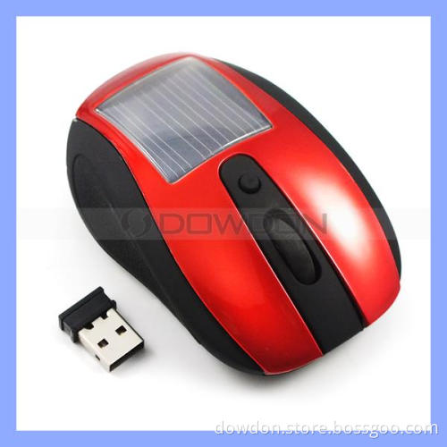 4.2oz Wireless Solar Mouse Cordless USB Optical Mouse for Laptop/Desktop (MOUSE-01)